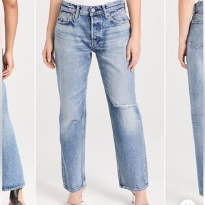 Moussy Vintage Ballard straight leg jeans